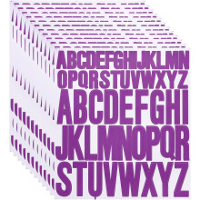 12 Sheet Vinyl Letter Stickers, 1 Inch, 2 Inch 624Pcs Self Adhesive Alphabet Stickers Waterproof Decals for Wall Poster Window DIY Crafts Art Making,