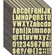 760Pcs 10Sheets Glitter Letter Stickers, Self-Adhesive Alphabet Sticker Letter Number Decal Kit Symbols Alphabet Decals for Crafts Scrapbooking Classr