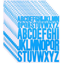 12 Sheet Vinyl Letter Stickers, 1 Inch, 2 Inch 624Pcs Self Adhesive Alphabet Stickers Waterproof Decals for Wall Poster Window DIY Crafts Art Making,