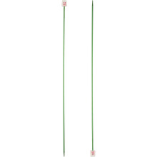 2Pcs 2.5mm Aluminum Straight Knitting Needles Single Pointed 13.8 Inches Length US Size C (Size 1.5) Metal Weaving Tool for Handmade Projects DIY Knit