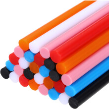 30pcs Mini Hot Glue Sticks 4 inch x 0.27 inch High Sticky Small Glue Sticks, 6 Color