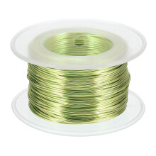 20 Gauge / 0.8mm Anodized Aluminum Wire for Jewelry Craft Making, 102 Feet Bendable Flexible Wire for DIY Home Decor Gardening Sculpture, Grass Green