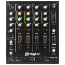 Vonyx STM7010 DJ Mixer 4-Channel with USB - Perfect for Live Music Sets
