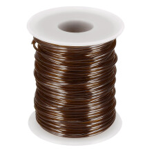 16 Gauge / 1.5mm Anodized Aluminum Wire for Jewelry Craft Making, 102 Feet Bendable Flexible Wire for DIY Home Decor Gardening Sculpture, Bronze