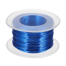 20 Gauge / 0.8mm Anodized Aluminum Wire for Jewelry Craft Making, 102 Feet Bendable Flexible Wire for DIY Home Decor Gardening Sculpture, Dark Blue