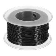 18 Gauge / 1mm Anodized Aluminum Wire for Jewelry Craft Making, 102 Feet Bendable Flexible Wire for DIY Home Decor Gardening Sculpture, Black