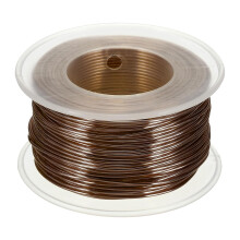 18 Gauge / 1mm Anodized Aluminum Wire for Jewelry Craft Making, 102 Feet Bendable Flexible Wire for DIY Home Decor Gardening Sculpture, Bronze
