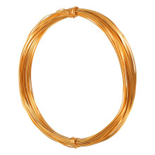 1mm Aluminum Craft Flat Wire,33Ft 0.5mm Thickness Bendable Metal Floral Jewelry Beading Armature Wire for Sculpting Armature DIY Jewelry Making, Gold