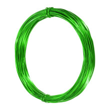 1mm Aluminum Craft Flat Wire,66Ft 0.5mm Thickness Bendable Metal Floral Jewelry Beading Armature Wire for Sculpting Armature DIY Jewelry Making, Green