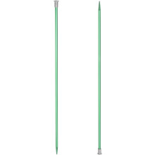 2Pcs Aluminum Knitting Needles 5.5mm (US Size 9) Single Pointed Knitting Needle 13.8 Inches Length Metal Weaving Tool for Handmade Projects DIY, Green