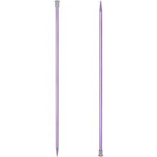 2Pcs Aluminum Knitting Needles 6mm (US Size 10) Single Pointed Knitting Needle 13.8 Inches Length Metal Weaving Tool for Handmade Projects DIY, Light