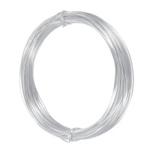 1mm Aluminum Craft Flat Wire,98Ft 0.5mm Thickness Bendable Metal Floral Jewelry Beading Armature Wire for Sculpting Armature DIY Jewelry Making, Silve