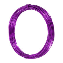 1mm Aluminum Craft Flat Wire,66Ft 0.5mm Thickness Bendable Metal Floral Jewelry Beading Armature Wire for Sculpting Armature DIY Jewelry Making, Purpl