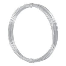 1mm Aluminum Craft Flat Wire,33Ft 0.5mm Thickness Bendable Metal Floral Jewelry Beading Armature Wire for Sculpting Armature DIY Jewelry Making, Silve