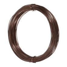 1mm Aluminum Craft Flat Wire,98Ft 0.5mm Thickness Bendable Metal Floral Jewelry Beading Armature Wire for Sculpting Armature DIY Jewelry Making, Brown