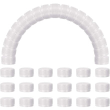 100pcs Plastic Bottle Caps, 1.2 inch Bottle Screw Lid Top Water Bottles Top Cap for DIY Development Imagination Intelligence Craft Scrapbook Creative