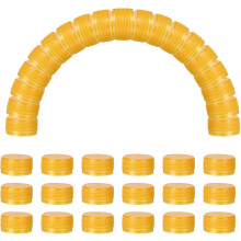 100pcs Plastic Bottle Caps, 1.2 inch Bottle Screw Lid Top Water Bottles Top Cap for DIY Development Imagination Intelligence Craft Scrapbook Creative