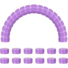 50pcs Plastic Bottle Caps, 1.2 inch Bottle Screw Lid Top Water Bottles Top Cap for DIY Development Imagination Intelligence Craft Scrapbook Creative G