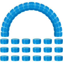 100pcs Plastic Bottle Caps, 1.2 inch Bottle Screw Lid Top Water Bottles Top Cap for DIY Development Imagination Intelligence Craft Scrapbook Creative