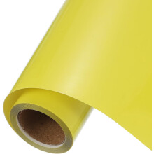 Light Yellow Permanent Vinyl, 10 Inch x 8ft Adhesive Vinyl Roll for Decal Cutting, Signs, Scrapbooking, DIY Craft, Home Decoration