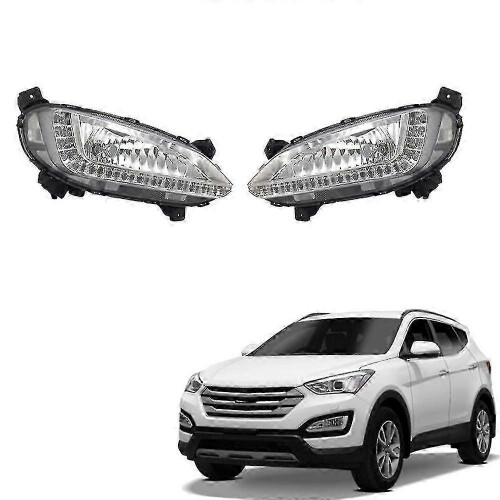 Left LED DRL Fog Lamp for Santa Fe IX45 2013-2017