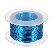 20 Gauge / 0.8mm Anodized Aluminum Wire for Jewelry Craft Making, 102 Feet Bendable Flexible Wire for DIY Home Decor Gardening Sculpture, Blue