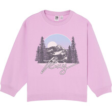 (12 Years, Pink Lavender) Roxy Girls Morning Hike Brushed Relaxed Sweatshirt