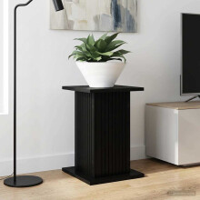 vidaXL Plant Stand 2 pcs Black 30.5 x 30 x 43 cm Engineered Wood