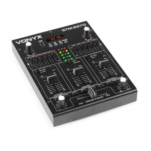 Vonyx STM2270 Bluetooth DJ Mixer 4 Channels with USB/SD/MP3 Playback 1
