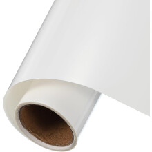 White Heat Transfer Vinyl, 10 Inch x 5ft Iron-on Vinyl Roll for Decal Cutting, Signs, Scrapbooking, DIY Craft, Home Decoration