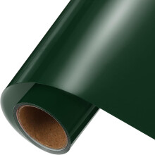Dark Green Heat Transfer Vinyl, 10 Inch x 5ft Iron-on Vinyl Roll for Decal Cutting, Signs, Scrapbooking, DIY Craft, Home Decoration