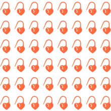 200pcs Stitch Markers for Crocheting, Heart Shaped Crochet Marker Needle Clip Counter for Knitting Clothing Tag DIY Craft,Orange