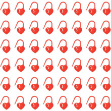 200pcs Stitch Markers for Crocheting, Heart Shaped Crochet Marker Needle Clip Counter for Knitting Clothing Tag DIY Craft,Red