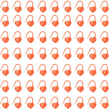 400pcs Stitch Markers for Crocheting, Heart Shaped Crochet Marker Needle Clip Counter for Knitting Clothing Tag DIY Craft,Orange