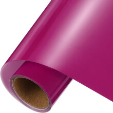 Rose Red Heat Transfer Vinyl, 10 Inch x 5ft Iron-on Vinyl Roll for Decal Cutting, Signs, Scrapbooking, DIY Craft, Home Decoration