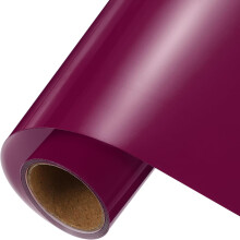 Dark Purple Heat Transfer Vinyl, 10 Inch x 5ft Iron-on Vinyl Roll for Decal Cutting, Signs, Scrapbooking, DIY Craft, Home Decoration