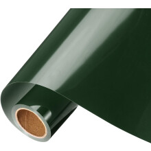 Dark Green Heat Transfer Vinyl, 10 Inch x 9.8ft Iron-on Vinyl Roll for Decal Cutting, Signs, Scrapbooking, DIY Craft, Home Decoration
