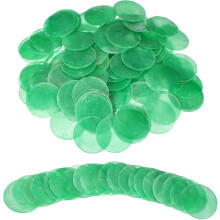 100Pcs Capiz Shells, 5cm/2" Round Natural Shells with 2 Holes for Seashell Wind Chimes Curtain Shell Garland DIY Jewelry Craft Wedding Home Decoration