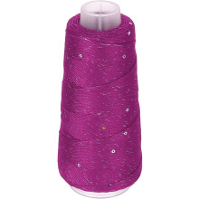 Cotton Silk Yarn Mercerized Cotton Silk Blend Sparkly Yarn with Sequins, 6-Ply Metallic Knitting and Crochet Thread for Hand Knitting Crocheting DIY C