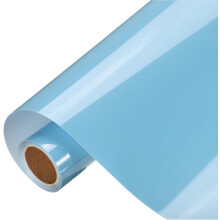 Bright Blue Heat Transfer Vinyl, 10 Inch x 8ft Iron-on Vinyl Roll for Decal Cutting, Signs, Scrapbooking, DIY Craft, Home Decoration