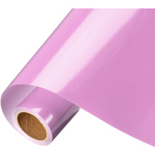 Pink Heat Transfer Vinyl, 12 Inch x 8ft Iron-on Vinyl Roll for Decal Cutting, Signs, Scrapbooking, DIY Craft, Home Decoration
