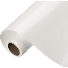 White Heat Transfer Vinyl, 10 Inch x 9.8ft Iron-on Vinyl Roll for Decal Cutting, Signs, Scrapbooking, DIY Craft, Home Decoration