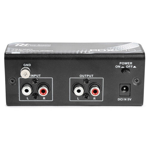 Power Dynamics PDX010 Phono Preamp for Turntable - High Fidelity Sound 1