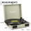 Audizio RP111G Record Player Briefcase Green 6