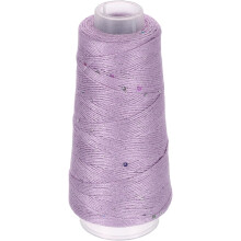 Cotton Silk Yarn Mercerized Cotton Silk Blend Sparkly Yarn with Sequins, 6-Ply Metallic Knitting and Crochet Thread for Hand Knitting Crocheting DIY C