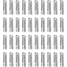 Metal Shoelace Tips, Brass Open Mouth Shoelace Head Replacement Cord End Tips for Sneakers DIY Repairing,