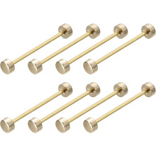 Metal Bag Strap Connect Buckles, Purse Screw Fixing Rivets Barbell Shape for Handbag Belt Handle Connective Decoration