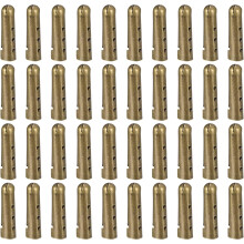 Metal Shoelace Tips, Brass Open Mouth Shoelace Head Replacement Cord End Tips for Sneakers DIY Repairing,