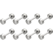 Metal Bag Strap Connect Buckles, Purse Screw Fixing Rivets Barbell Shape for Handbag Belt Handle Connective Decoration