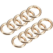 Round Spring O Rings, Trigger Buckle Snap Clips for Bags, Purses, DIY Accessories